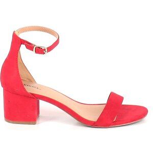 Red Suede Heels